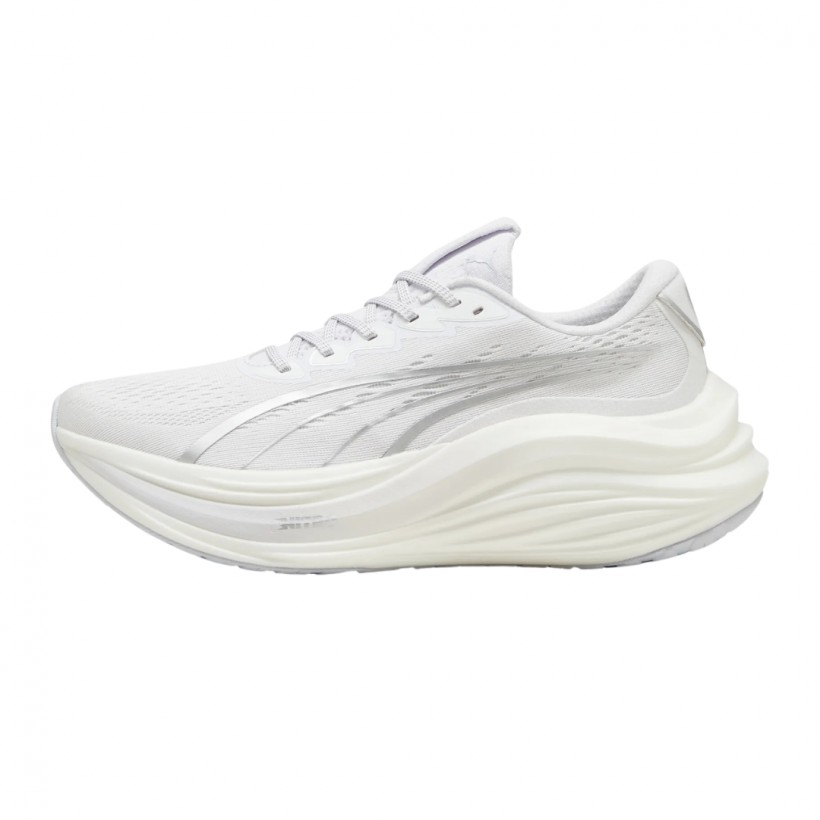 Puma MagMax Nitro White Gray Sneakers 