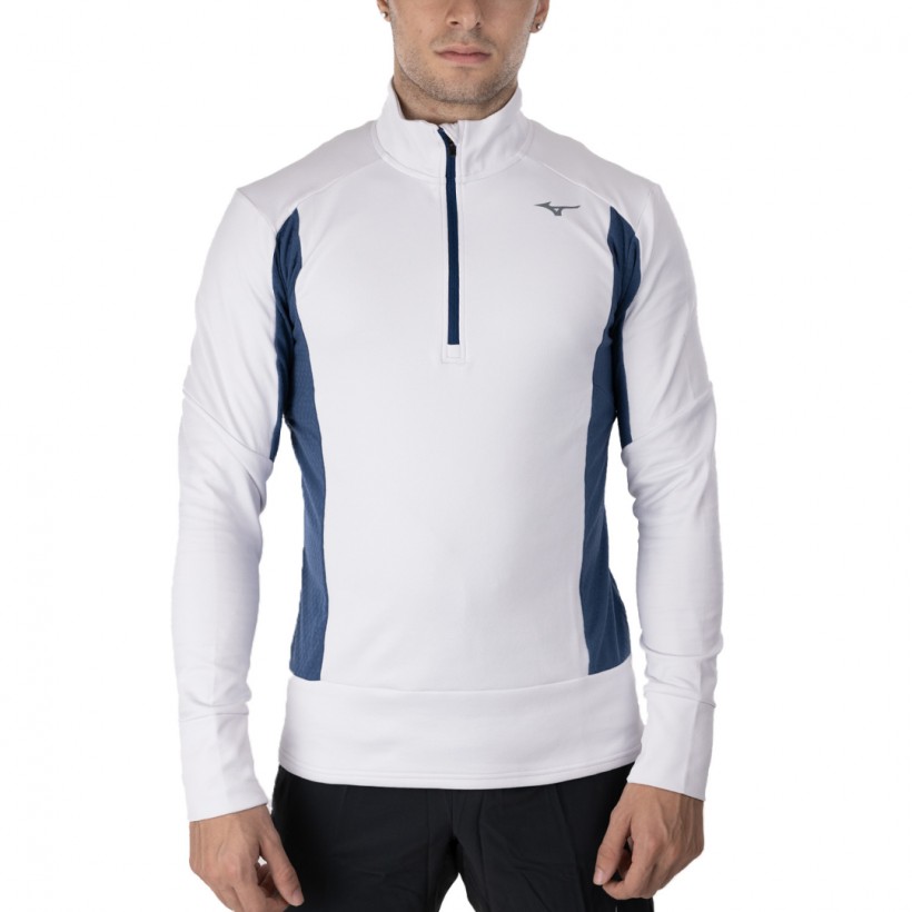 Bluza Mizuno Wamalite Biało-Niebieska