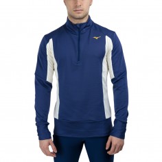 Mizuno Warmalite Sweatshirt Blau Weiß
