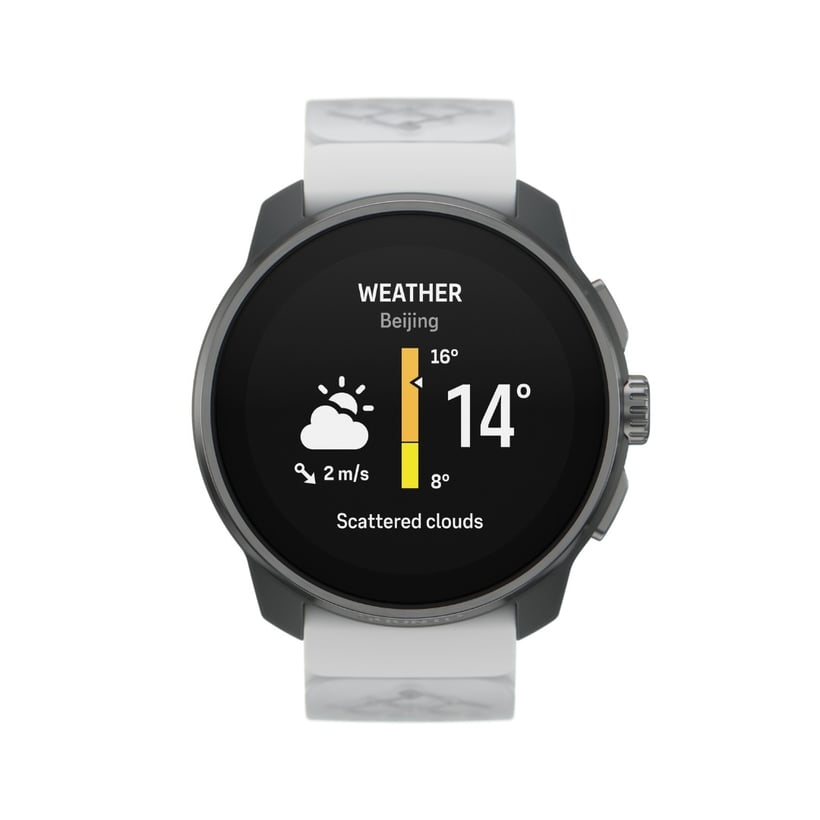 Relógio Suunto Race S Titanium Branco Cinza