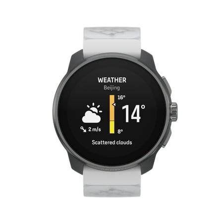 Suunto Race S Titanium Uhr Weiß Grau