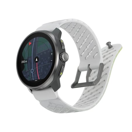 Suunto Race S Titanium Uhr Weiß Grau