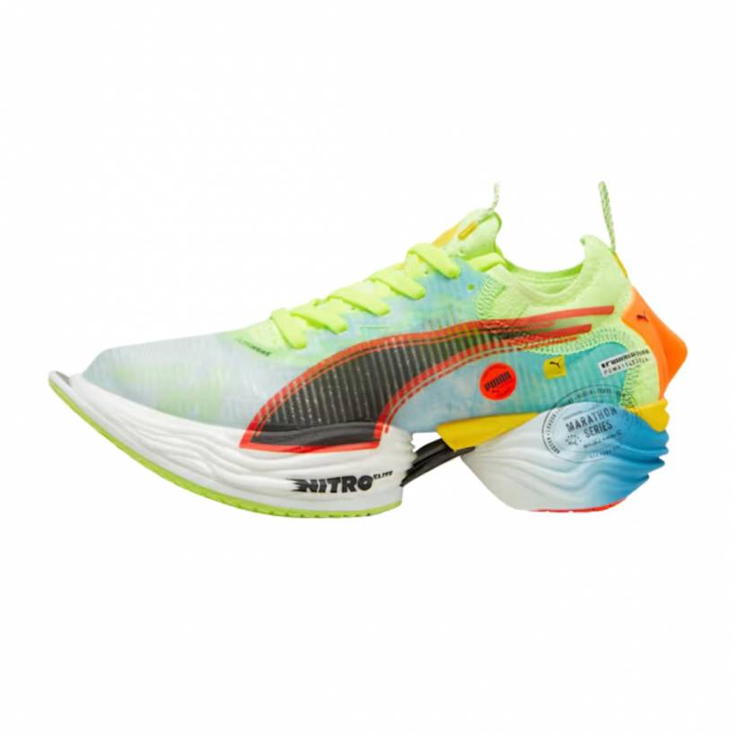 Buty Puma Fast-R NITRO Elite 2 Marathon Series Niebiesko-zielone  Damskie