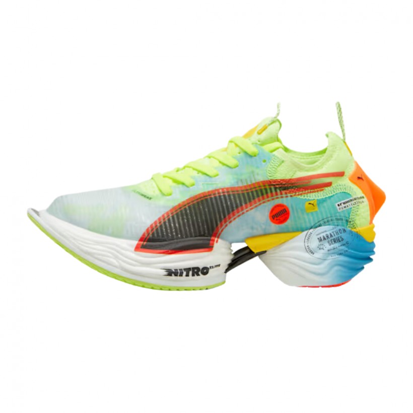 Puma Fast-R NITRO Elite 2 Marathon Series Blue Green  Women's Running Shoes