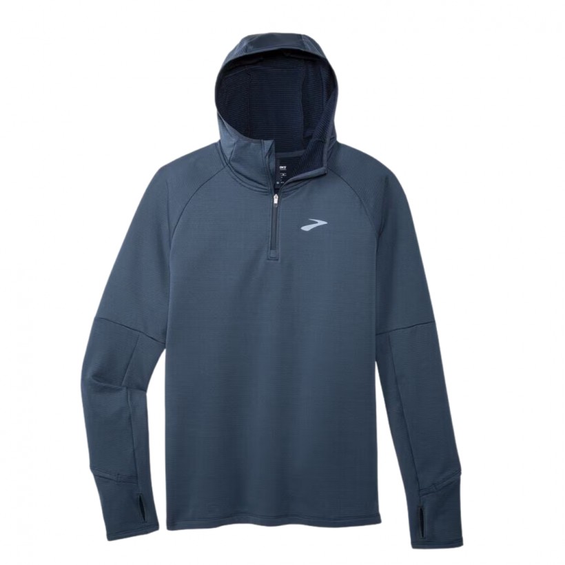 Sudadera Brooks Notch Thermal Hoodie 2.0 Azul