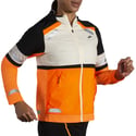 Jaqueta feminina Brooks Run Visible Jacket 2.0 laranja branco preto