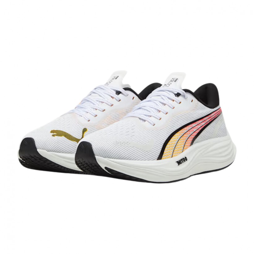 Buty Puma Velocity Nitro 3 Biało-Pomarańczowe 