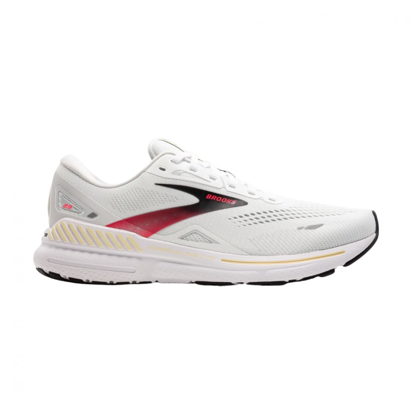 Sapatos Brooks Adrenaline GTS 23 Branco Vermelho
