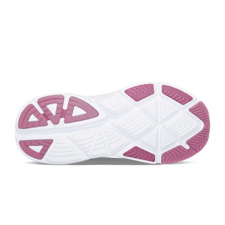 Sapatos femininos Saucony Guide 17 Wide Azul Rosa Cinza 