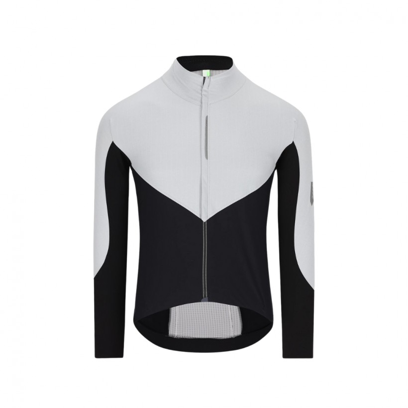 Maillot Q36.5 Dottore Hybrid Que manches longues gris noir