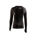 T-shirt Lurbel Cristallo manga comprida preto rosa mulher