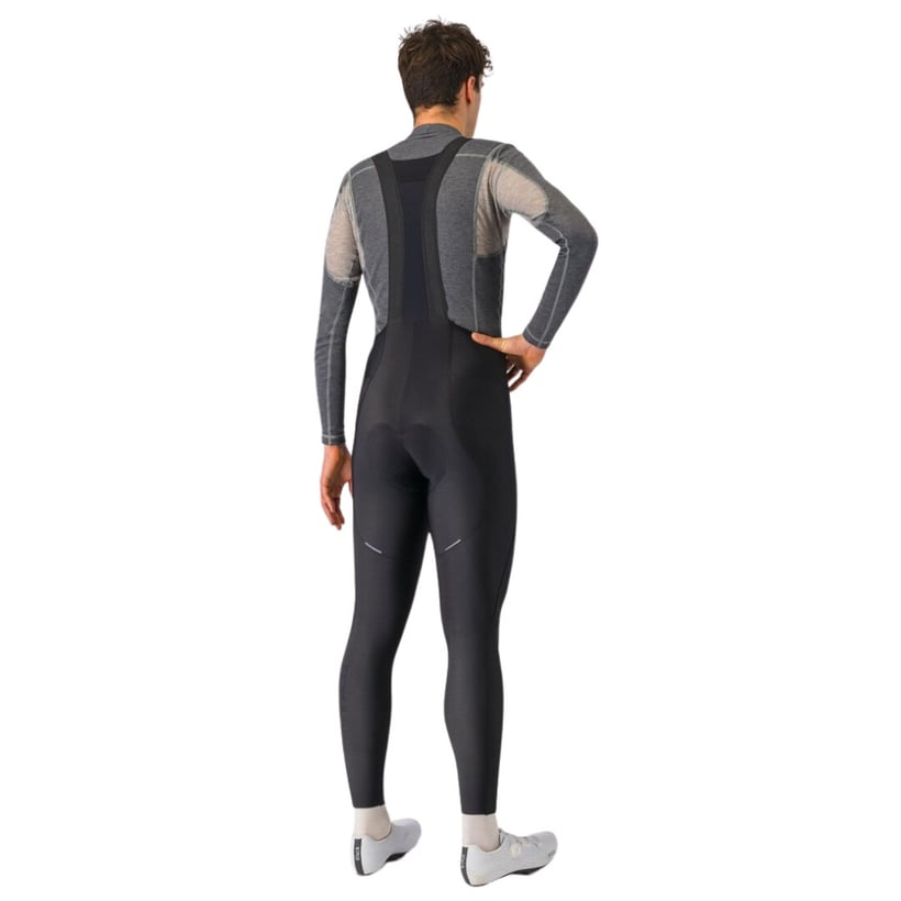 Bretelle Longo Castelli Espresso Preto