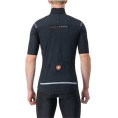 Maillot Castelli Gabba RoS 2 Manga Corta Negro Gris 2