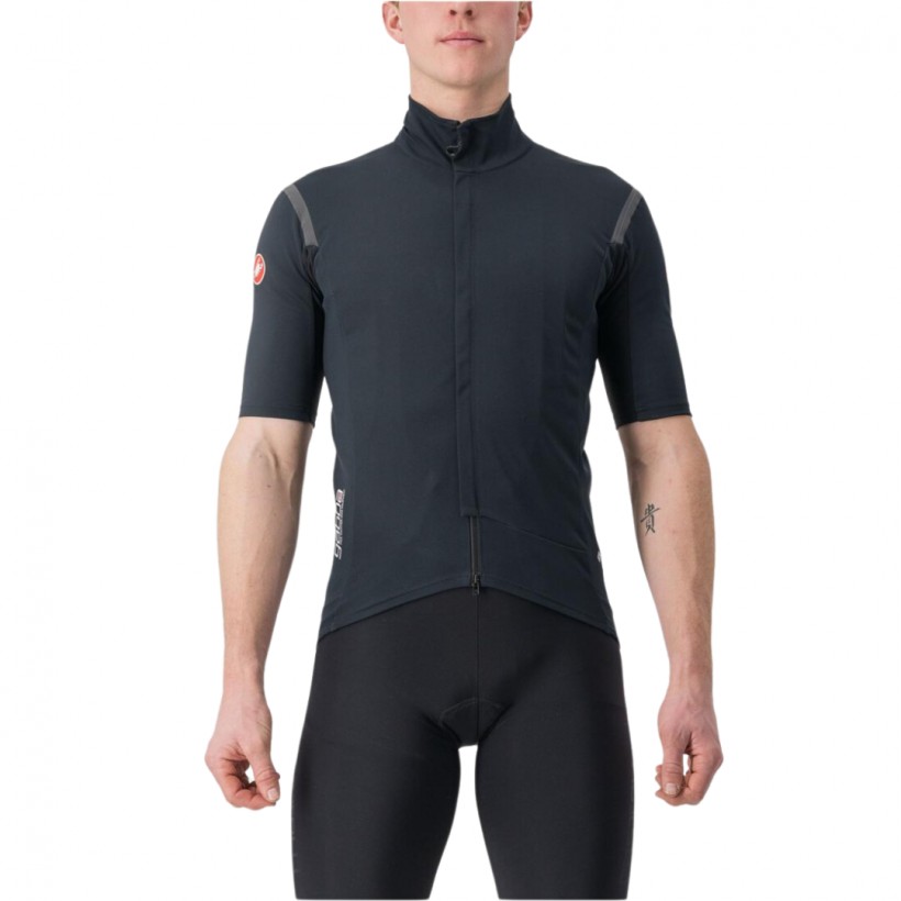 Maillot Castelli Gabba RoS 2 Manches Courtes Noir Gris