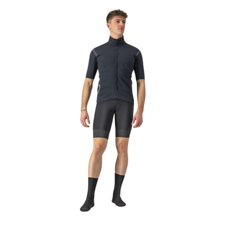 Maillot Castelli Gabba RoS 2 Krótki Rękaw Czarny Szary