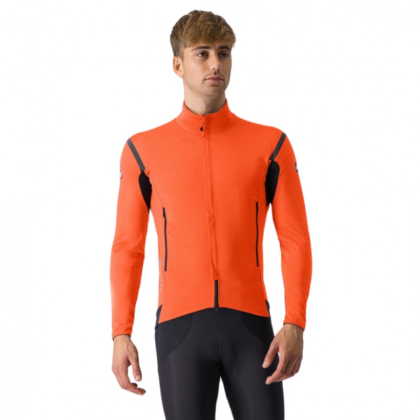 Veste Castelli Perfetto Ros 2 Orange Noir