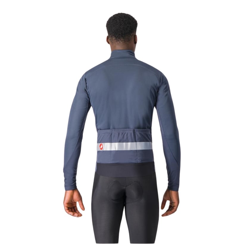 Castelli Raddoppia 3 Langarmjacke Blau Grau