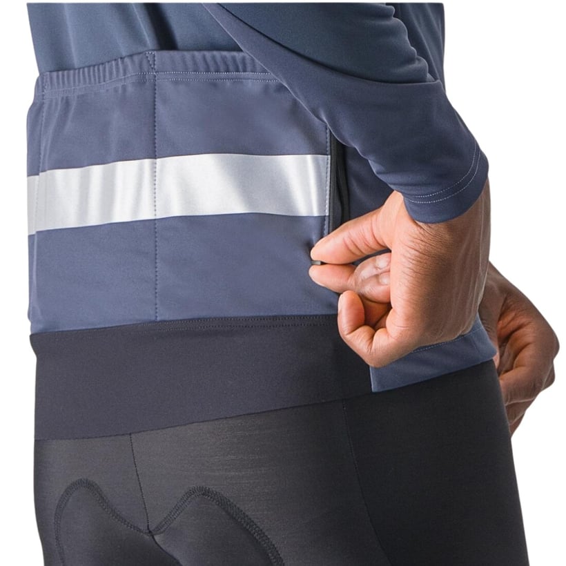 Giacca Castelli Raddoppia 3 Manica Lunga Blu...