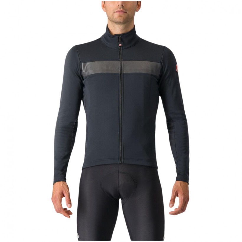 Castelli Raddoppia 3 Jacke Schwarz Grau