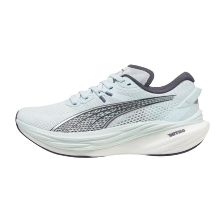 Zapatillas Puma Deviate Nitro 3 Gris Blanco  Mujer