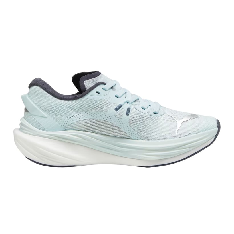 Puma Deviate Nitro 3 Shoes Grey White  Women's