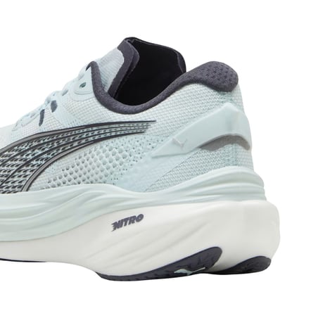 Ténis Puma Deviate Nitro 3 Cinza Branco  Feminino