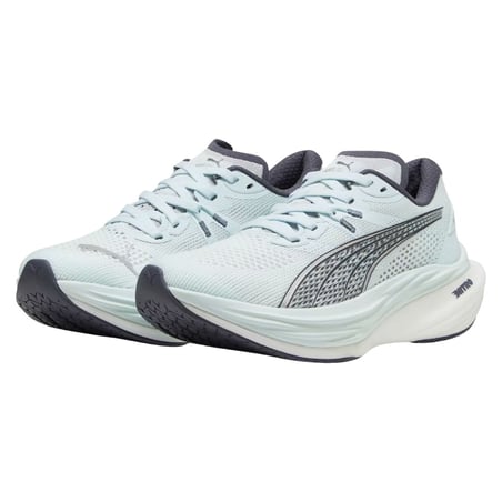 Ténis Puma Deviate Nitro 3 Cinza Branco  Feminino