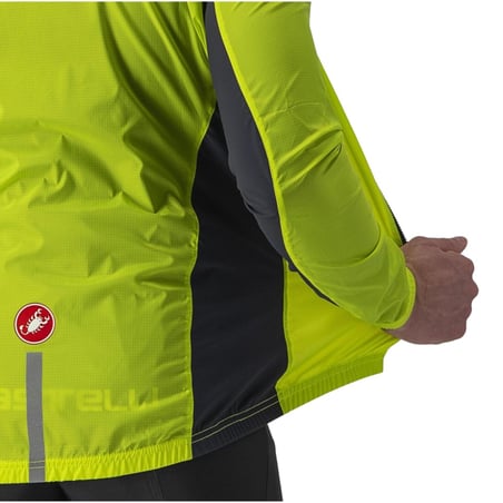 Veste Castelli Squadra Stretch Manches Longues Jaune Gris