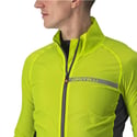 Veste Castelli Squadra Stretch Manches Longues Jaune Gris