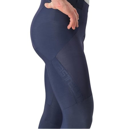 Castelli Sorpasso Ros Lange Bib Shorts Blauw Zwart