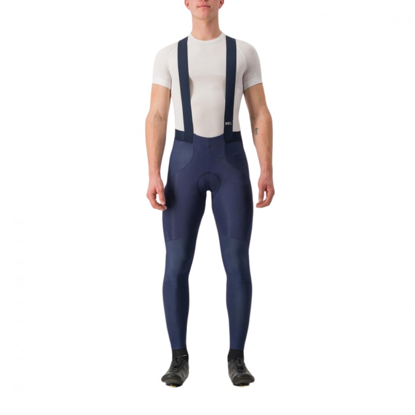 Salopette Lunga Castelli Sorpasso Ros Blu Nero
