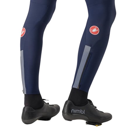 Castelli Sorpasso Ros Long Bib Shorts Blue Black