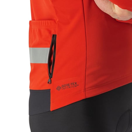 Castelli Raddoppia 3 Jacket Red Gray