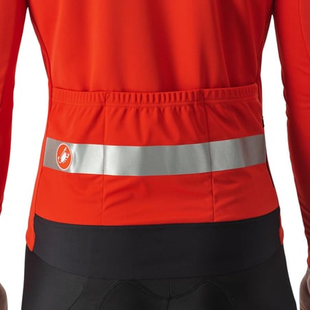 Castelli Raddoppia 3 Jacke Rot Grau