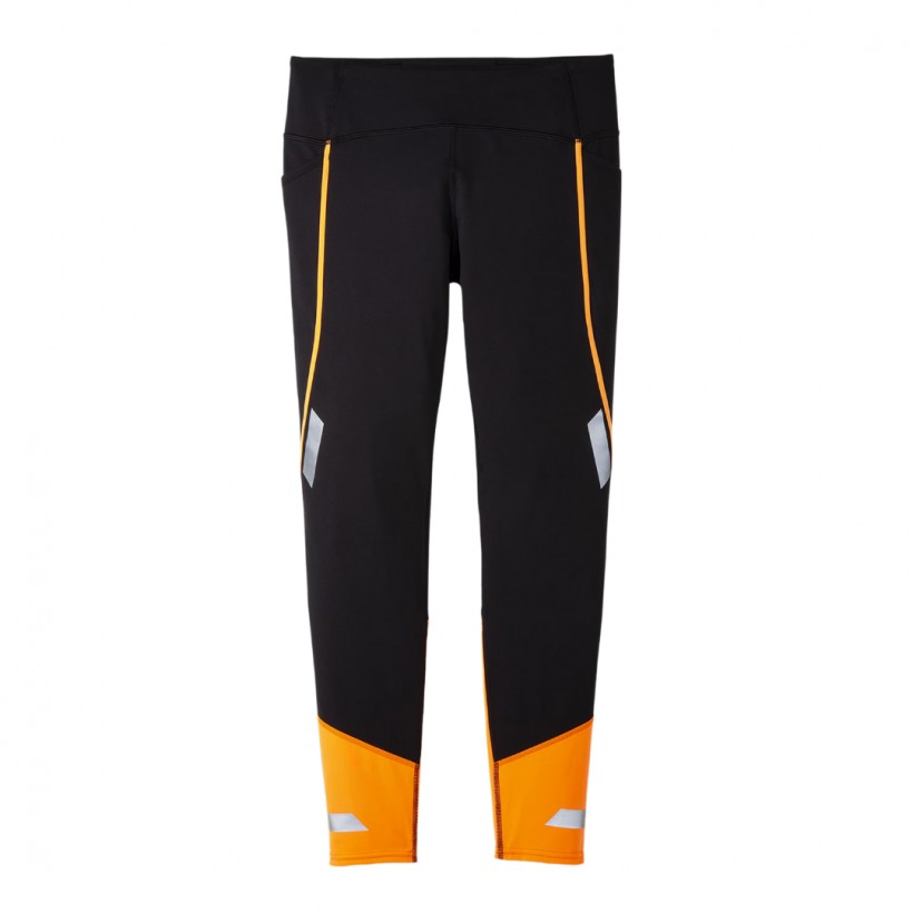 Collants Brooks Run Visible Tight 2.0 Noir Orange Femme