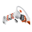 Auriculares Shokz Openrun Pro 2 Edición Kipchoge Blanco Naranja