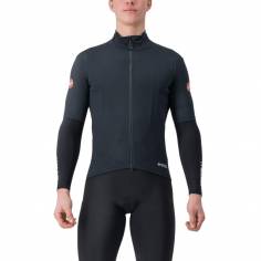 Maillot Castelli Perfetto RoS 2 Wind Manga Curta Azul Preto