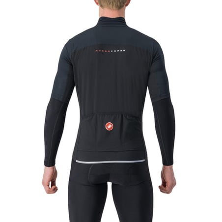 Castelli Perfetto RoS 2 Wind Kurzarmtrikot Blau Schwarz