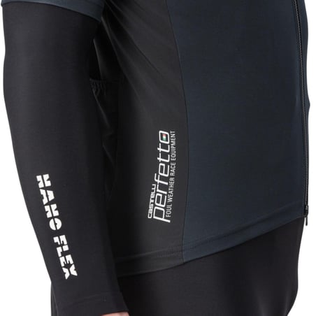 Maillot Castelli Perfetto RoS 2 Wind Manica Corta Blu Nero