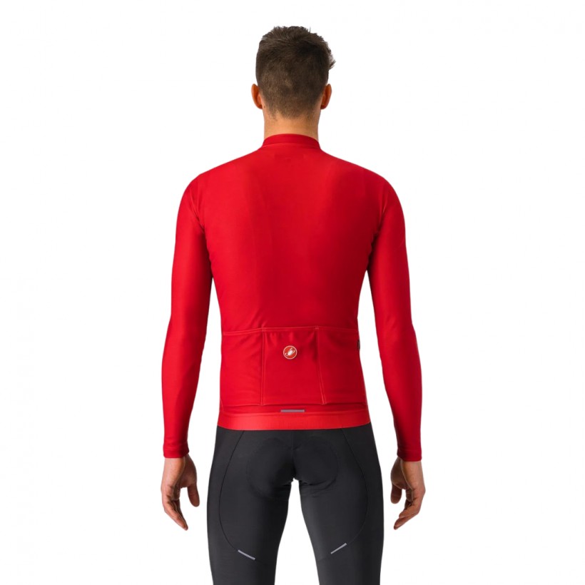 Castelli Espresso Thermal Red Jersey