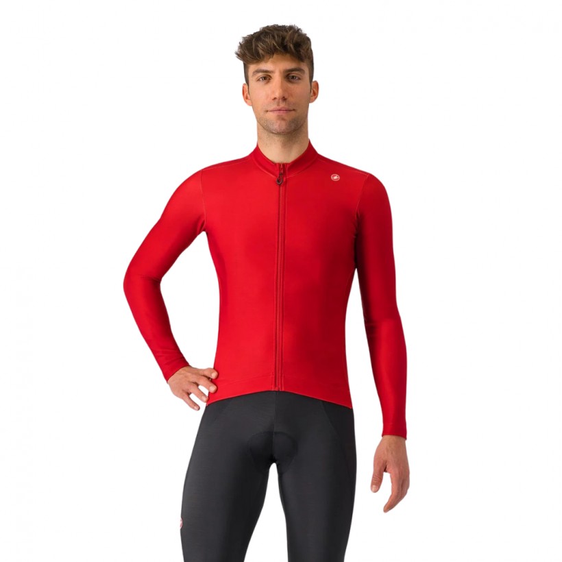 Maillot Castelli Espresso Thermal Rojo