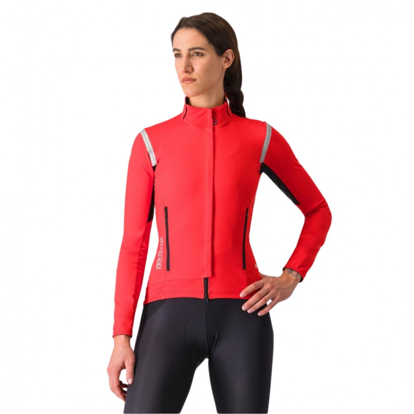Castelli Perfetto RoS 2 Jacke Rot Grau Damen
