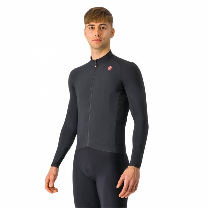Maglia Castelli Aero Race a maniche lunghe Nera