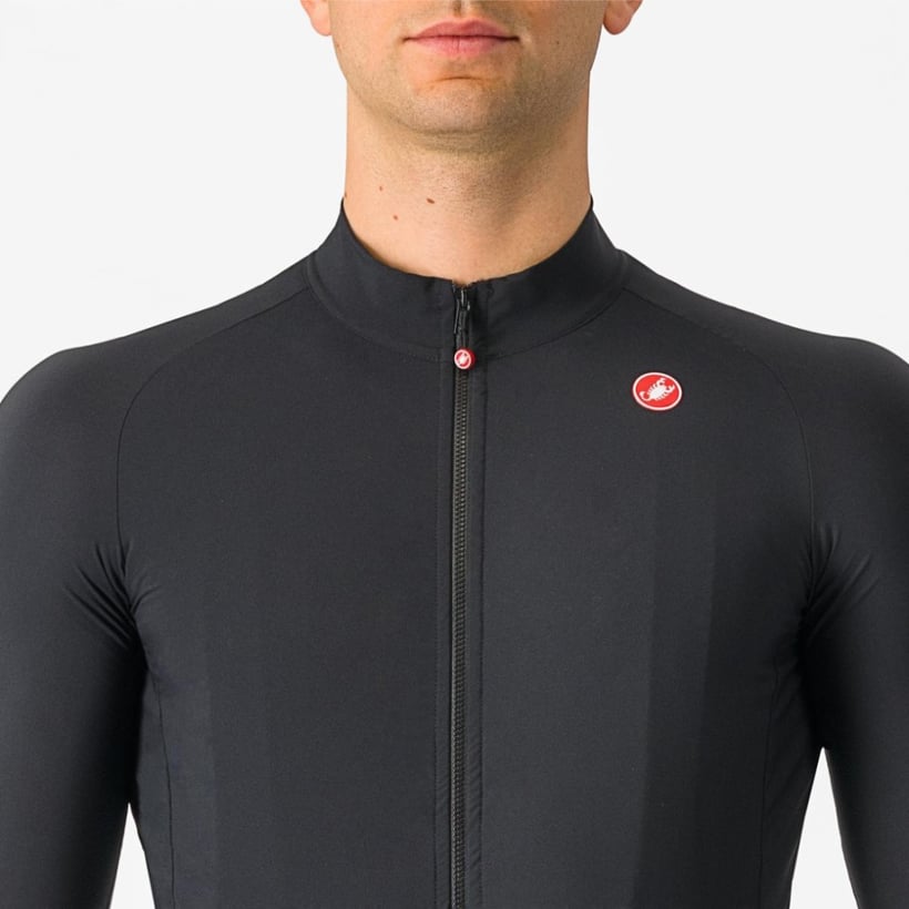 Castelli Aero Race Longsleeve Jersey Zwart