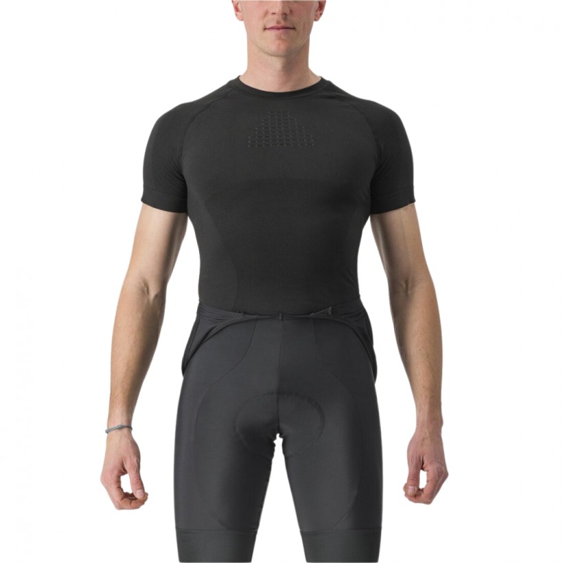 Camiseta Castelli Core Manga Corta Negra