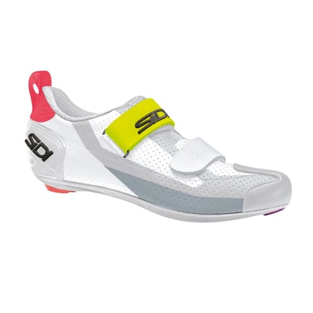 Zapatillas SIDI T-5 Air Blanco Gris Amarillo