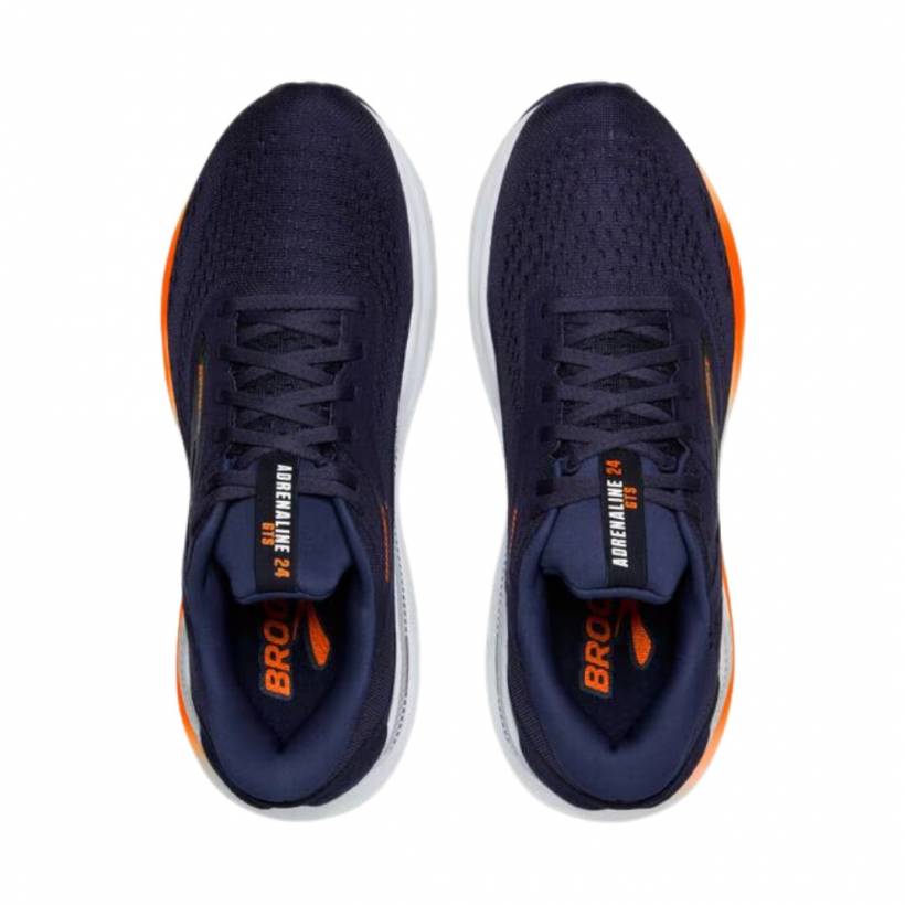 Brooks Adrenaline GTS 24 Blue Orange SS25 Shoes