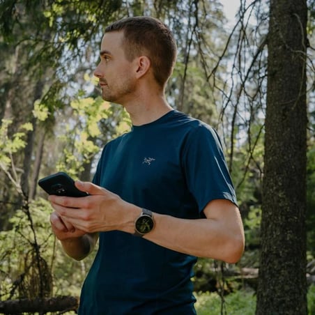 Suunto 9 Peak Pro Titaniumgrijs horloge