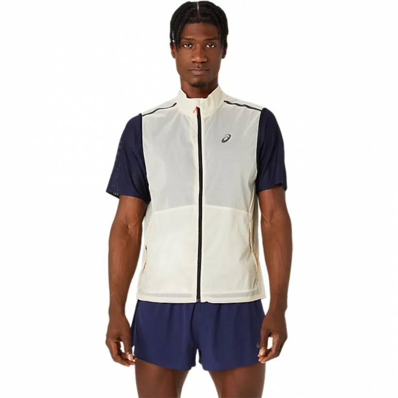 Gilet Asics Metarun Packable Marrone