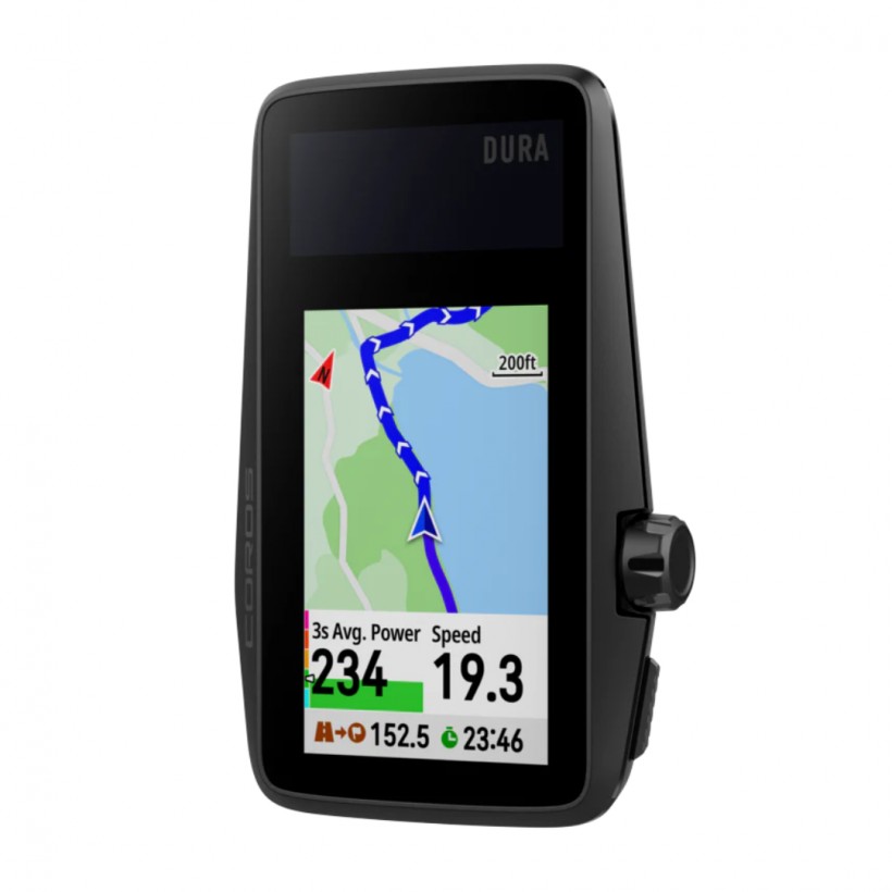 Coros Dura GPS Solar Fahrradcomputer Schwarz